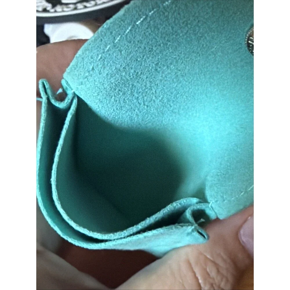 Tiffany & Co Empty Small Blue Jewelry Pouch